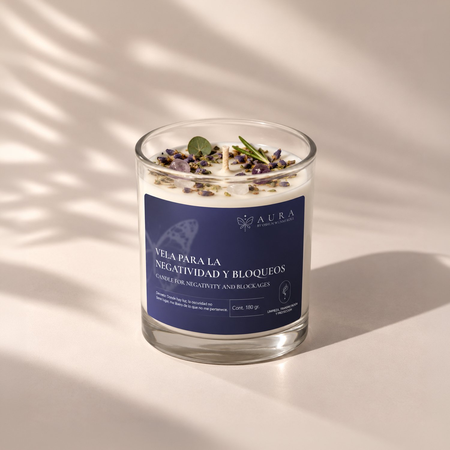 Vela para la Negatividad y Bloqueos | Candle for negativity and Blockages