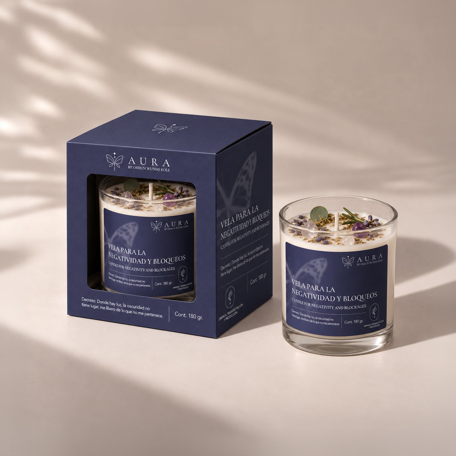 Vela para la Negatividad y Bloqueos | Candle for negativity and Blockages